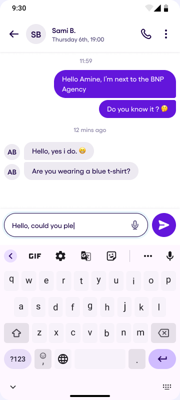 Typing with keyboard open