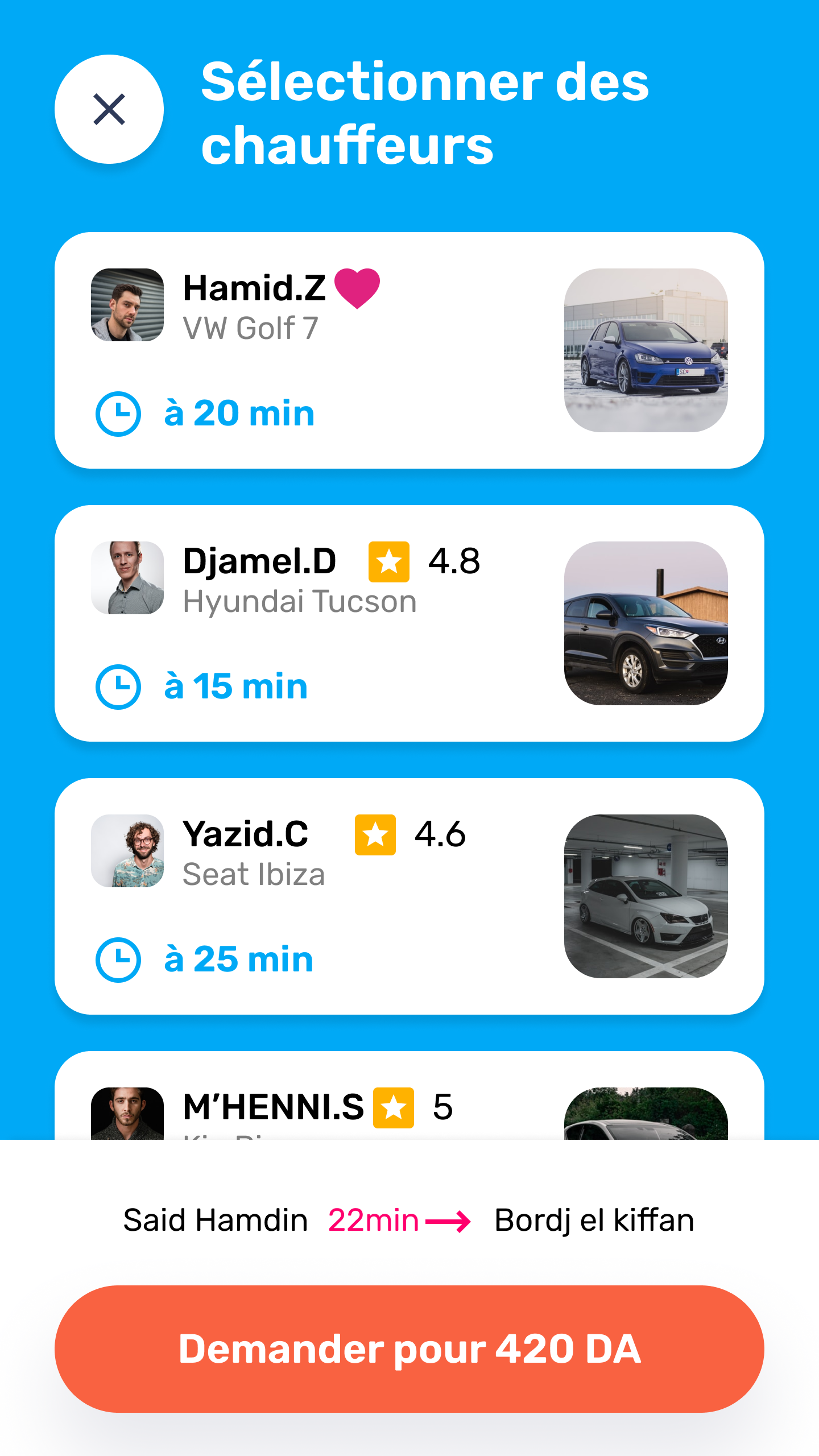 Rider app screenshot 21