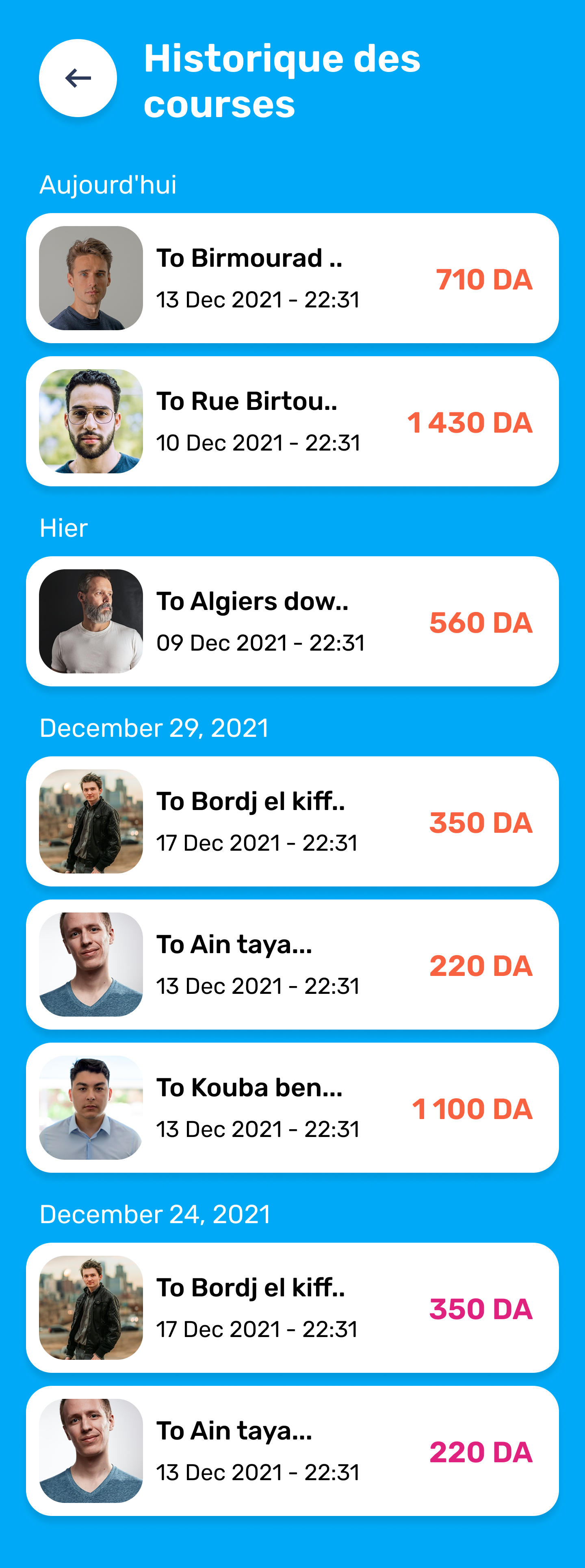 Rider app screenshot 32