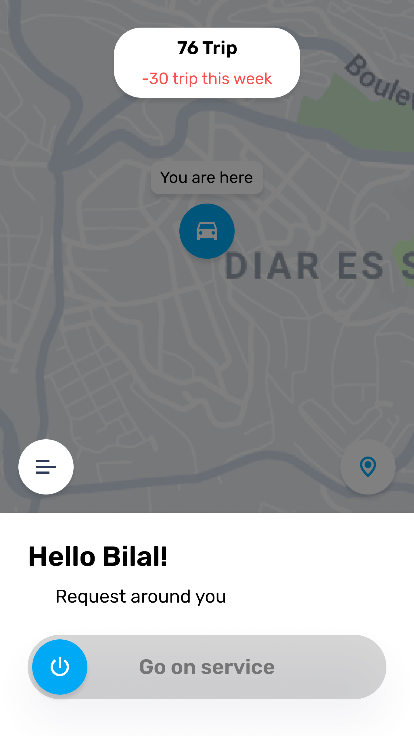 Driver app screenshot 14