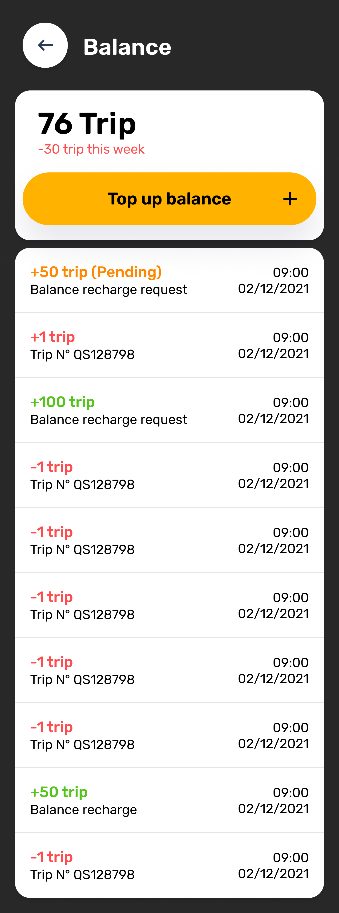 Driver app screenshot 22
