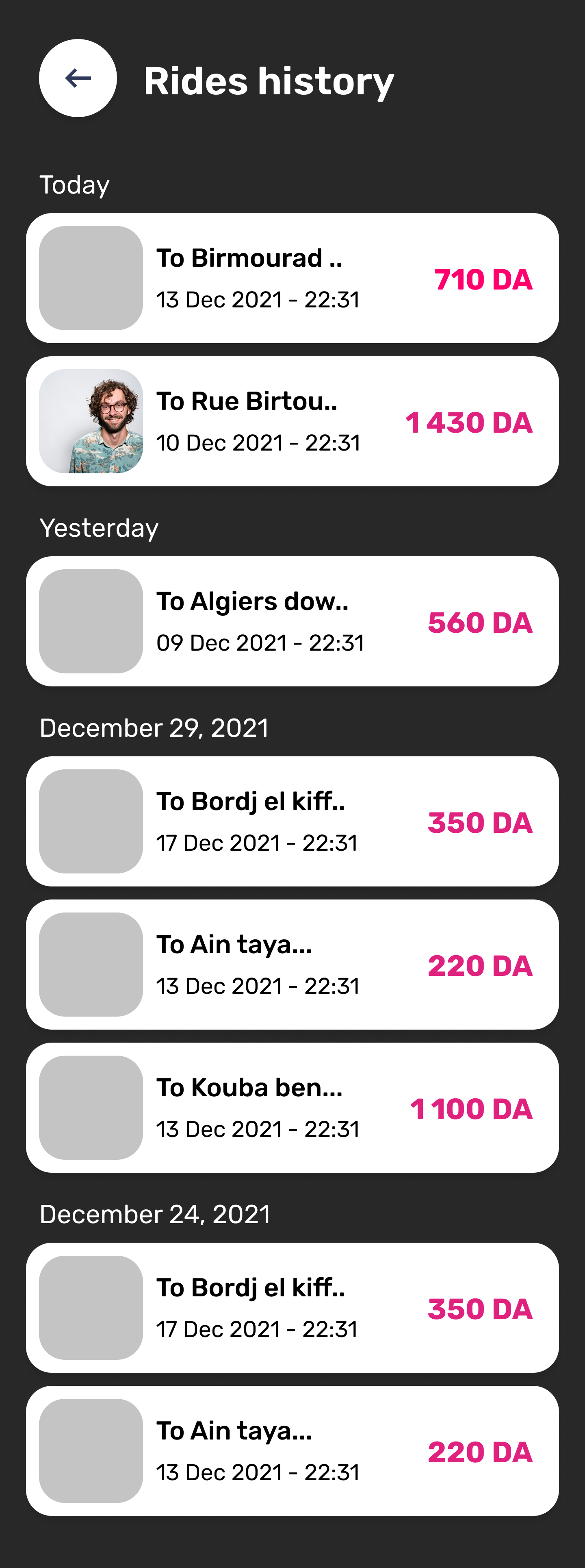 Driver app screenshot 26