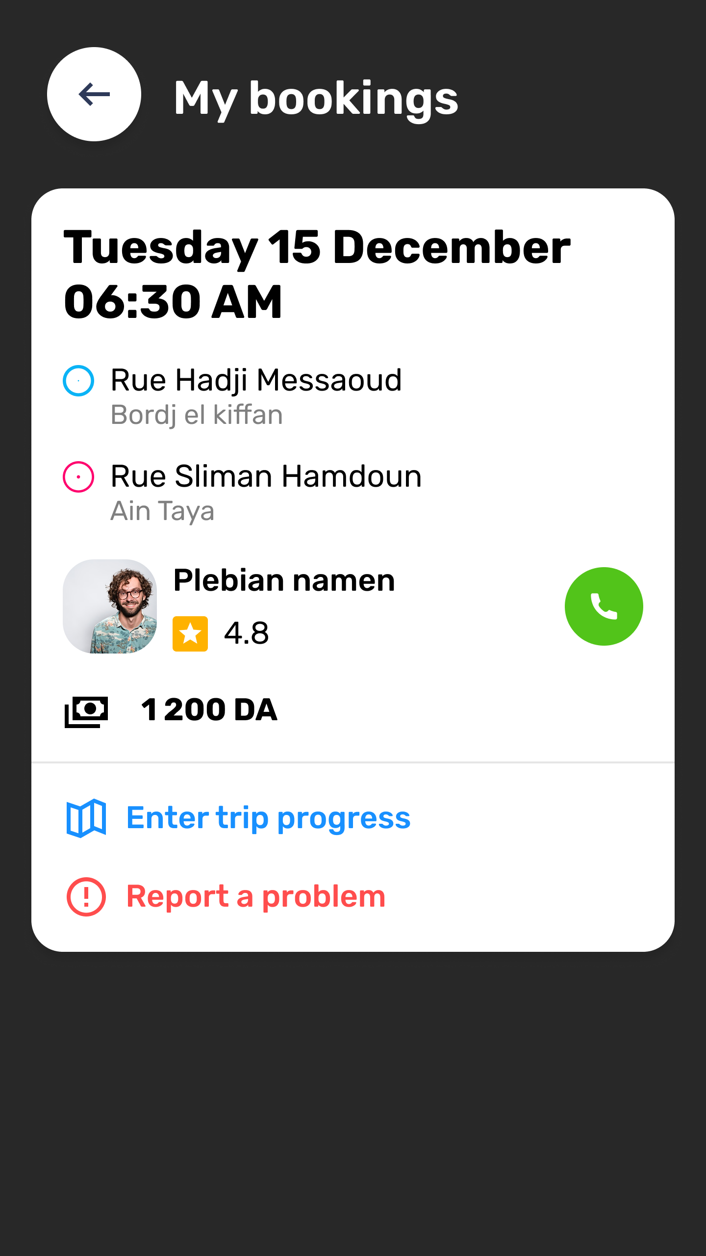 Driver app screenshot 28