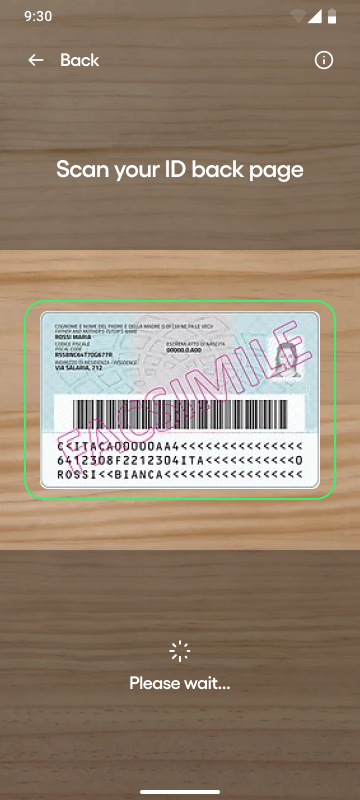 Parsed MRZ scan result